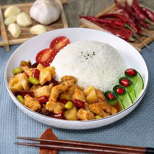 加热即食即食鸡丁