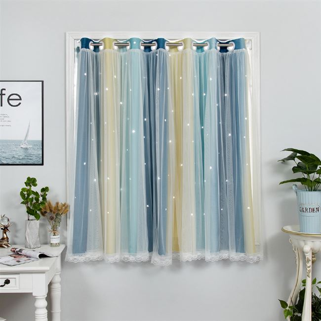 遮光窗帘卧室小窗户