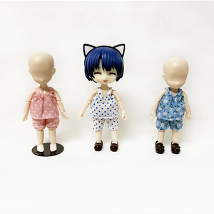 国产q版关节可动素体ob11娃娃人偶人体模q型可接gsc粘土头