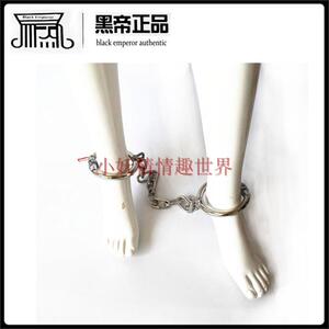 简便快捷不锈钢密码脚铐自缚神器手铐脚镣男女穿戴外出sm另类玩具