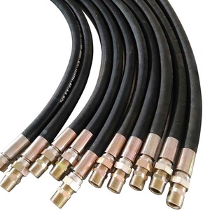 螺杆空压机气f管连接管油管高压钢丝软管4分6分1寸1.2寸1.5寸2寸