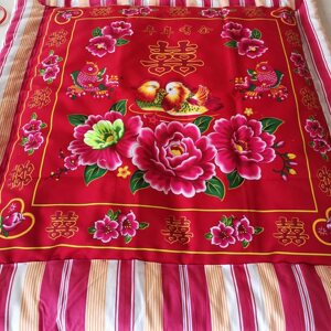 被子纯手工小包被棉花包边包被宝宝小被子传统包被民族风复古怀旧