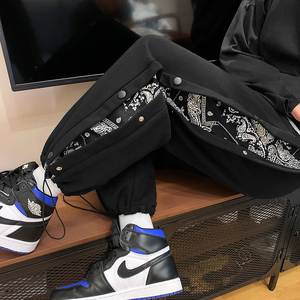 李宁运动裤男花灰