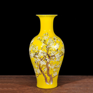 梅花陶瓷大花瓶