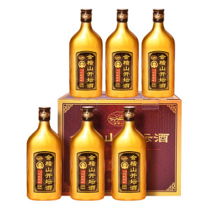 绍兴黄酒会稽山开坛金八年6瓶装整箱半甜型大米花雕低聚糖加饭酒