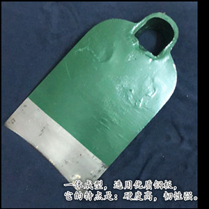 雄鸡绿色锄头园艺农具长木柄锄头翻土松土除o草农具种菜全锰钢包