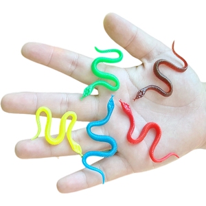 仿真小蛇彩色套装迷你超小幼儿园儿童玩具蛇吓人静态昆虫动物模型