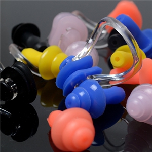 游泳眼镜耳塞套装防呛水潜水装备成人幼儿男女士防滑鼻翼夹2021.