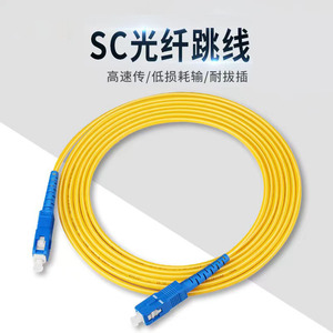 光纤跳线SC-SC电信级单模单芯FC-ST-LC尾纤跳线方转方转圆跳纤