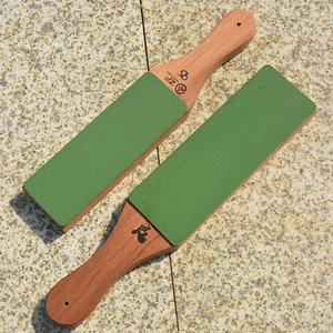 旗胜双面牛皮荡刀板磨刀石修脚研磨菜刀户外刀具专业抛光 10000目