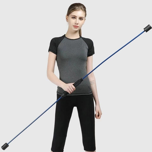 手摇健身棒健身腹肌弹力棒可拆卸飞力仕健力棒家用男菲力器材震颤