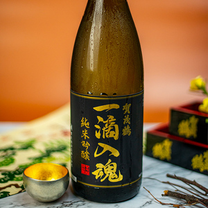日本原装进口贺茂鹤一滴入魂纯米吟酿清酒1.8l&720ml&300ml