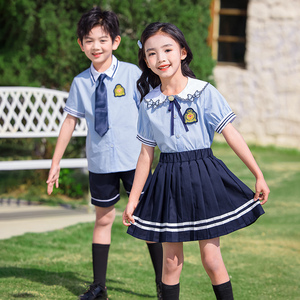 61六一儿童啦啦队演出服中小学生春秋季运动服装开幕式演唱表演服