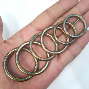 新品圆环铁环钢圈镀锌钢筋环焊接圆圈o型手工diy铁艺金属实心拉环