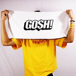 gosh毛巾嘻哈hiphop说唱潮牌gai厂牌王齐铭头巾应援运动定制浴巾