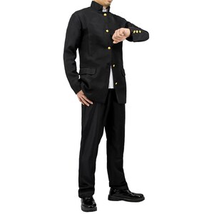 现货 日本dk男子cosplay学生制a服中山装 cosplay动漫服装高中校