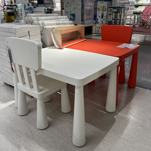 康承宜家儿童桌椅学习桌子宝宝桌写字桌方桌游戏桌玩具桌塑料加高