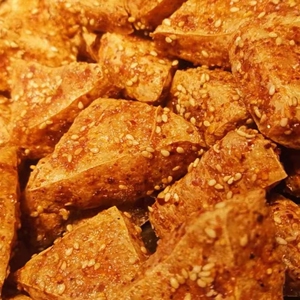 麻辣零食特产小吃麻辣豆腐干香脆豆腐干香干纯手工炸豆腐重庆四川