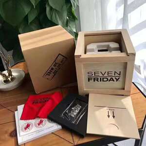 七个星期五表盒seven friday手表盒子正方形木盒长方形包装盒礼盒