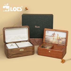 LOTS木质八音盒音乐盒首饰盒创意定制情人节生日礼物送女生闺蜜