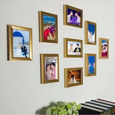 九组合照片墙摆放图片图片