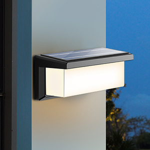 太阳能户外壁灯免接线免打孔室外防水led墙壁灯新款感应灯庭院灯