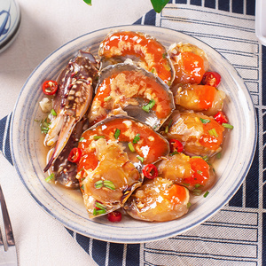 潮汕生腌梭子蟹块红膏蟹醉蟹咸炝呛蟹生腌螃蟹海鲜韩式酱蟹酱油蟹