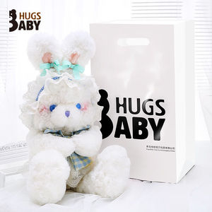 抱抱宝贝（HugsBaby）洛丽塔小兔子娃床上睡觉抱公仔生日礼物女孩
