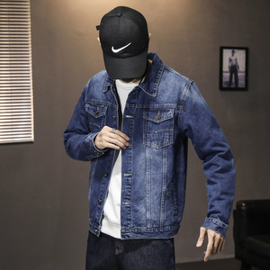 官方网店以纯yishion男士秋上衣宽松休闲潮牛仔外套男春夹克男