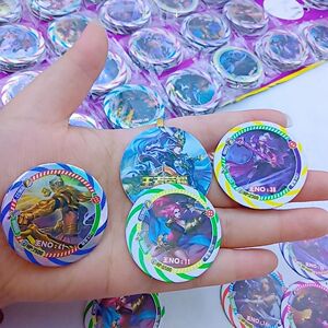 32入王者荣耀圆卡儿童玩具收藏纸质卡片圆形牌耐摔对战硬纸卡便宜