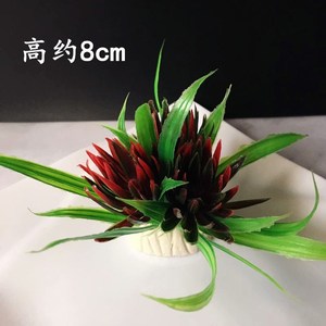 摆盘创意盘饰花草冷菜盘装饰花摆件厨师点缀酒店意境围边装饰盘花