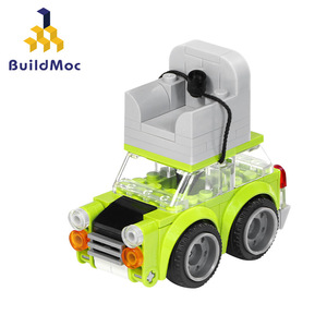 moc-51175经典创意憨豆先生的车加沙发兼容乐高拼装积木益智玩具