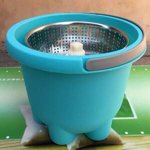 甩干桶 小型迷你甩水桶 单桶手压式旋转甩干拖把 不锈钢脱水单桶