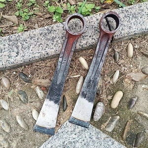 挖山药专用铲手工锻打加长窄锄头挖药材松土园林户外翻土刨树根挖