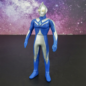 万代高斯奥特曼大软胶人偶模型摆件玩具大人偶 约17cm 关节可动