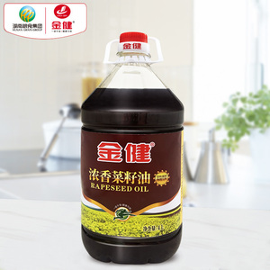 金健浓香菜籽油4l 非转食用油 物理压榨植物油