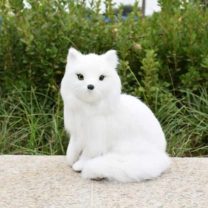 九尾白狐摆件