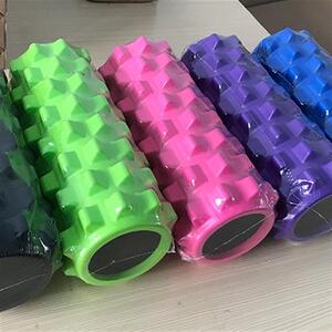 颈伽柱子肌肉放松滚轴泡沫轴瘦腿琅琊狼牙棒实心轮椎滚瑜健身按摩