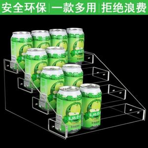 收银台前展示架亚克力超市货架摆件口香糖放槟榔小架子梯形零食架