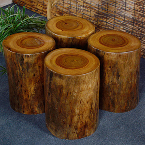 香樟木木墩木墩凳实木根雕凳子圆原木木桩树桩底座木墩子家用坐凳