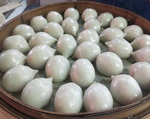 糯米炊圆山粉圆青圆温岭特产咸圆猪肉糯米团农家美