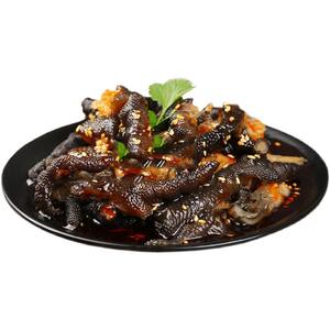 无骨麻辣乌鸡爪红油去骨鸡脚脱骨藤椒凤爪黑鸡爪网红零食250g