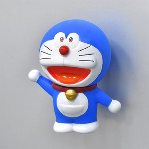 新创意啦套小叮当爱可机器猫装x饰冰箱贴蓝胖子哆一a梦3d立体磁贴