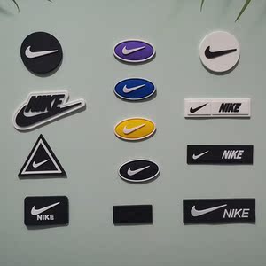 耐克皮革修补自粘修复补丁贴nike羽绒服运动衣服品牌标志装饰布贴