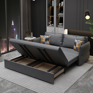 多功能网红可折叠沙发p床两用 小户型卧室单人睡觉 坐卧双人伸缩