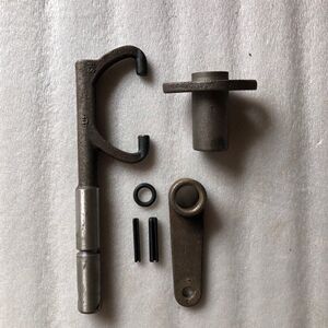 农用手扶拖拉机沭河101转向拨叉拨叉套拨叉背一套,山东时风拔叉