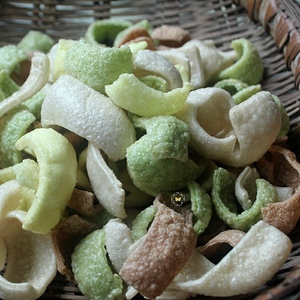 华农兄弟赣南特产油炸烫皮客家小吃休闲零食包8包4包