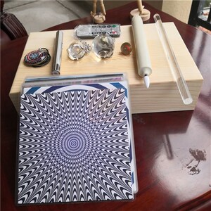 高档催眠水晶球摆锤灵摆催眠师h工具箱催眠引导道具奢华