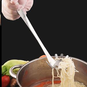 捞面夹捞面漏勺神器吃面条爪勺家用意大利舀粉扒抓不锈钢火锅厨房