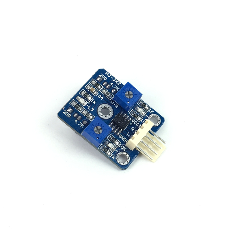 两路灰度模块数字光敏巡线灰度传感器黑白线识别智能小车循迹模块